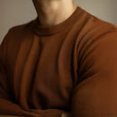 Tencel Wool Autumn And Winter Round Neck Long Sleeve Sweater Men Prendersons