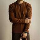 Tencel Wool Autumn And Winter Round Neck Long Sleeve Sweater Men Prendersons