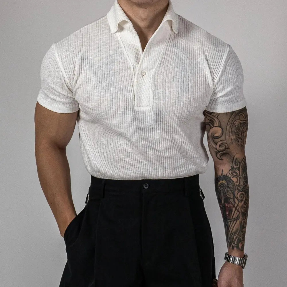 Regular Fit Sports Short Sleeve Polo Shirt – Smart Casual | Old Money Menswear