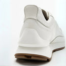 Top Layer Leather Men's Flat Round Toe White Shoes Prendersons