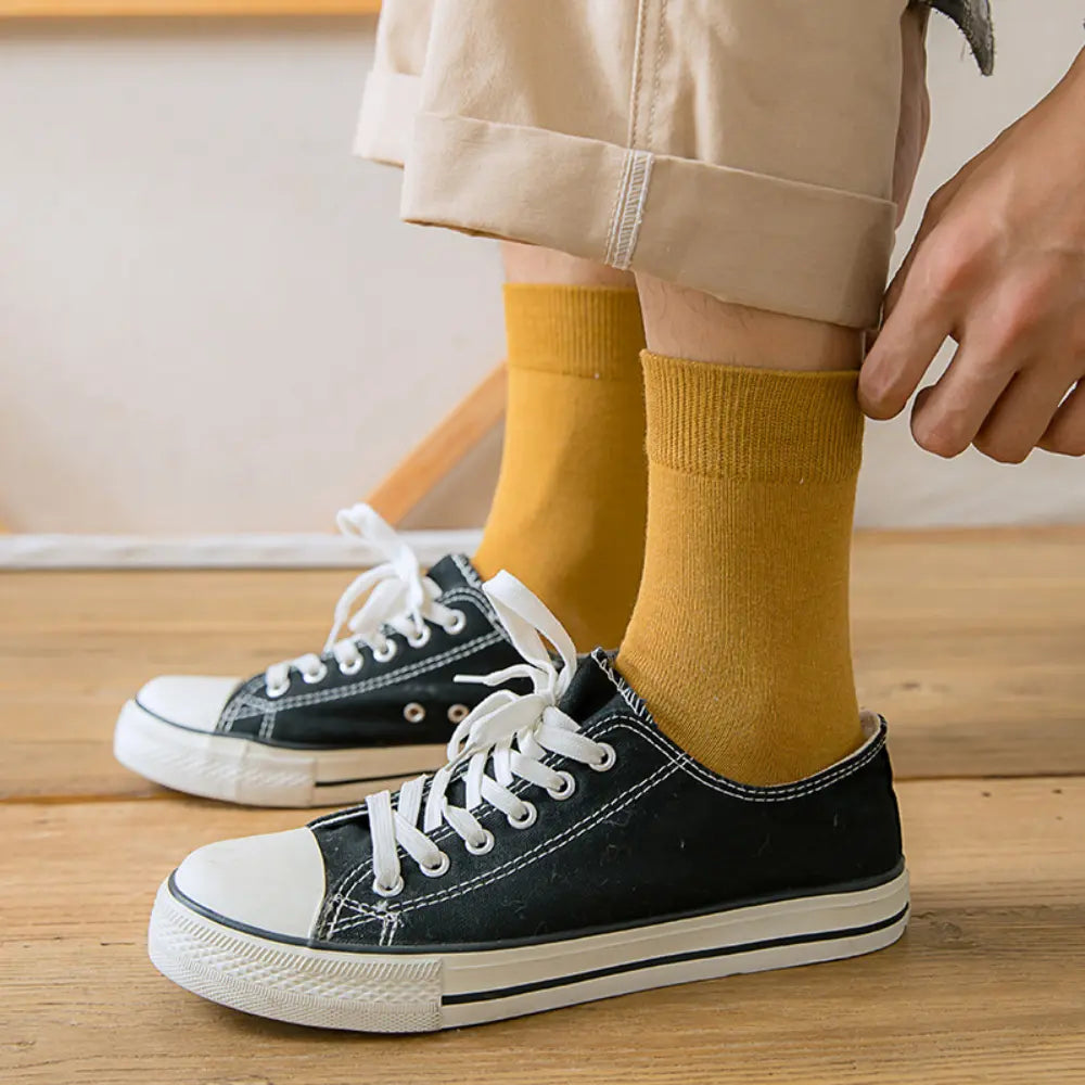 Classic solid colour socks