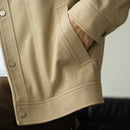 Twill Texture Shirt Collar Workwear Jacket For Men Prendersons