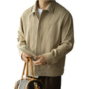 Twill Texture Shirt Collar Workwear Jacket For Men Prendersons