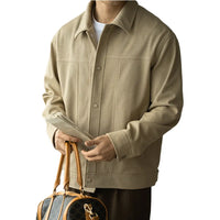 Twill Texture Shirt Collar Workwear Jacket For Men Prendersons