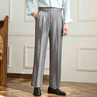 Wide-leg Casual Pants Breathable Non-ironing High Waist Loose Trousers Prendersons