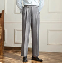 Wide-leg Casual Pants Breathable Non-ironing High Waist Loose Trousers Prendersons