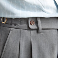 Wide-leg Casual Pants Breathable Non-ironing High Waist Loose Trousers Prendersons