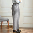 Wide-leg Casual Pants Breathable Non-ironing High Waist Loose Trousers Prendersons