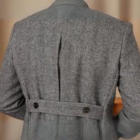 Wool Herringbone Italian Double-row Polo Coat Prendersons