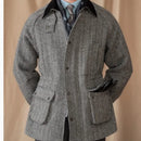 Wool Herringbone Heavy Retro Warm Jacket Prendersons