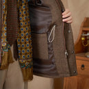 Wool Safari Jacket All-matching Stitching Collar Warm Retro Coat Prendersons