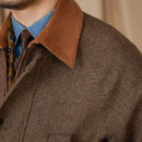 Wool Safari Jacket All-matching Stitching Collar Warm Retro Coat Prendersons