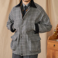 Wool Safari Jacket All-matching Stitching Collar Warm Retro Coat Prendersons