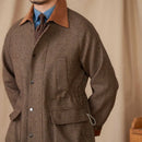 Wool Safari Jacket All-matching Stitching Collar Warm Retro Coat Prendersons