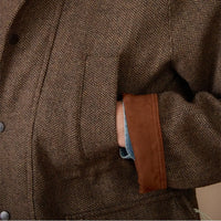 Wool Safari Jacket All-matching Stitching Collar Warm Retro Coat Prendersons