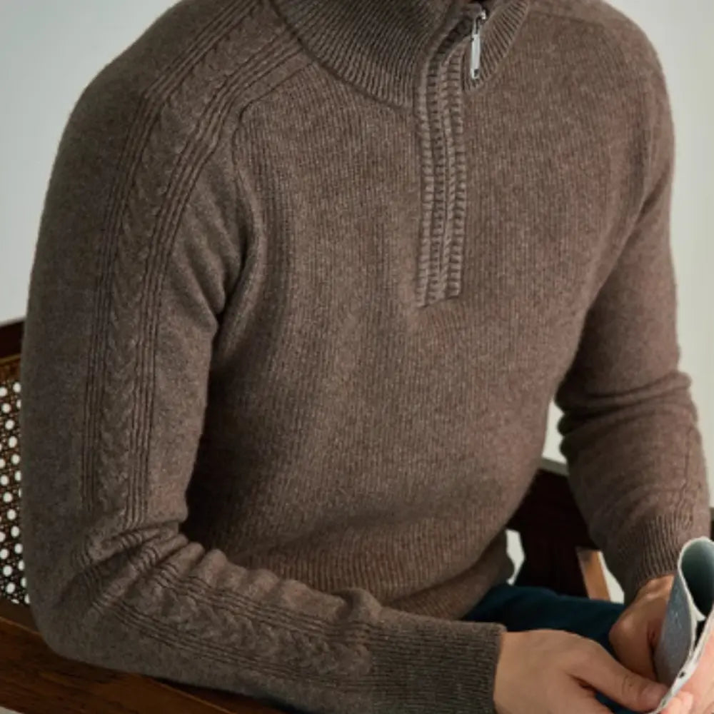 Wool Sweater Men's Business Leisure Warm Sweater Prendersons