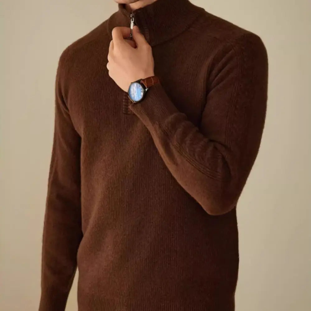Wool Sweater Men's Business Leisure Warm Sweater Prendersons