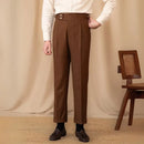 Straight fit casual trousers
