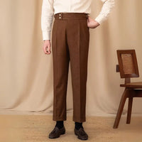 Straight fit casual trousers