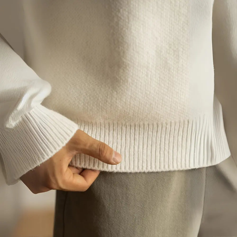Young Contrast Color Striped Lapel Sweater Men's Casual Zipper Prendersons