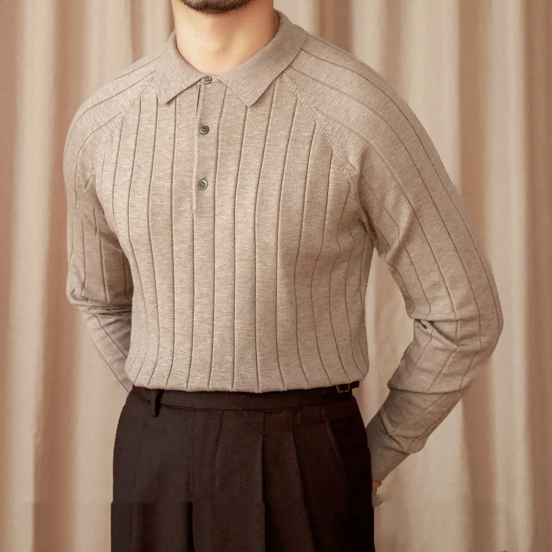 Autumn And Winter British Slim-fitting Lapel Long Sleeve Prendersons