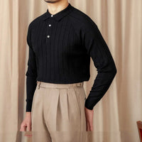 Autumn And Winter British Slim-fitting Lapel Long Sleeve Prendersons