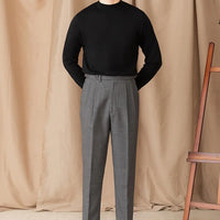 Self-heating Solid Color Basic Half Turtleneck Men's Sweater Prendersons